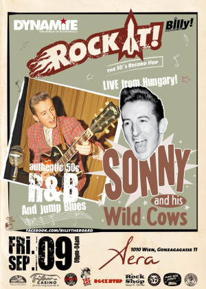 ROCK IT ! SONNY AND HIS WILD COWS WIEN 9.9.2011!
